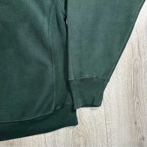 Vintage Michigan State Embroidered Green Sweatshirt Size Medium - Picture 7 of 9